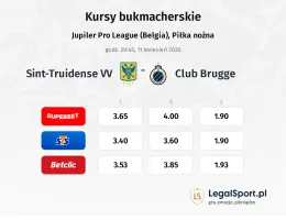 Sint-Truidense VV - Club Brugge kursy bukmacherskie