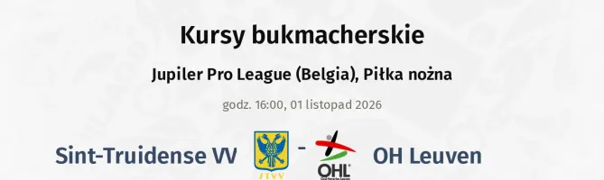 Sint-Truidense VV - OH Leuven kursy bukmacherskie