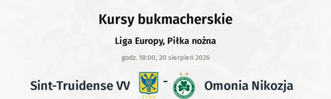 Sint-Truidense VV - Omonia Nicosia kursy bukmacherskie
