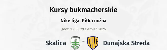 Skalica - Dunajska Streda kursy bukmacherskie