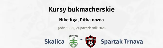 Skalica - Spartak Trnava kursy bukmacherskie