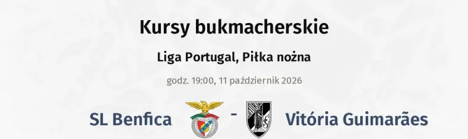 SL Benfica - Vitoria Guimarares kursy bukmacherskie