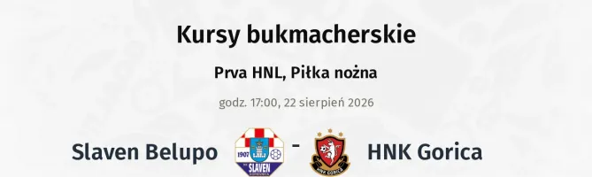 Slaven Belupo - Gorica kursy bukmacherskie