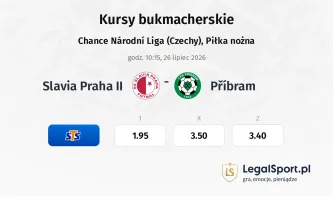Slavia Praha II - Příbram kursy bukmacherskie