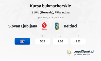 Slovan Ljubljana - Beltinci kursy bukmacherskie