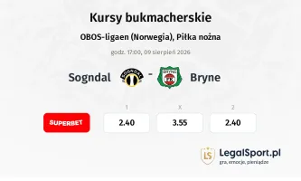 Sogndal - Bryne kursy bukmacherskie