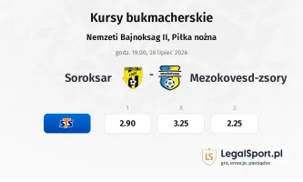 Soroksar - Mezokovesd-zsory kursy bukmacherskie
