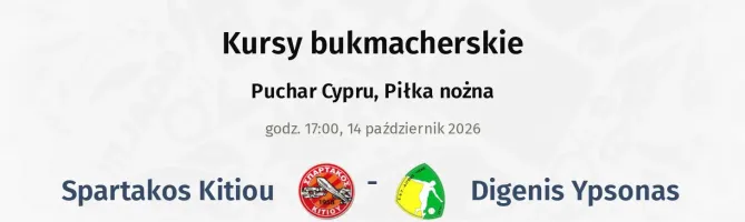 Spartakos Kitiou - Digenis Ypsonas kursy bukmacherskie