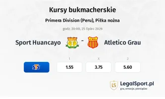Sport Huancayo - Atletico Grau kursy bukmacherskie