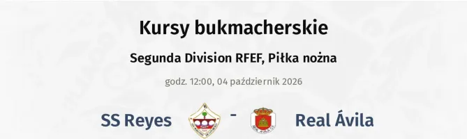 SS Reyes - Real Avila kursy bukmacherskie