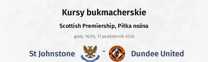 St. Johnstone - Dundee United kursy bukmacherskie
