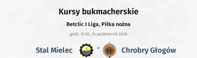 Stal Mielec - Chrobry Głogów kursy bukmacherskie