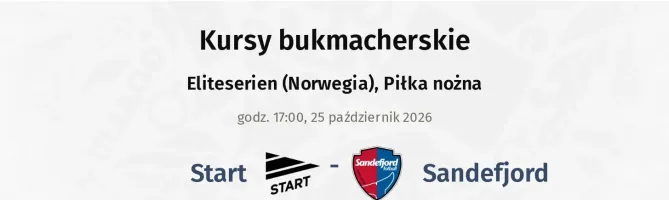 Start - Sandefjord kursy bukmacherskie
