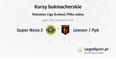 Super Nova 2 - Leevon / PPK kursy bukmacherskie