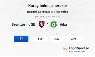 Szentlőrinc SE - Ajka kursy bukmacherskie
