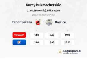 Tabor Sežana - Brežice kursy bukmacherskie
