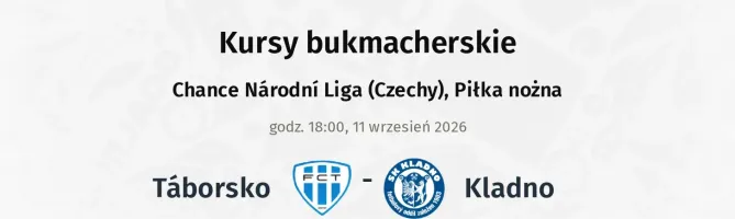 Táborsko - Kladno kursy bukmacherskie