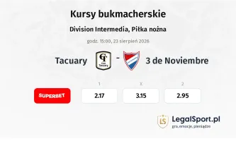 Tacuary - 3 de Noviembre kursy bukmacherskie