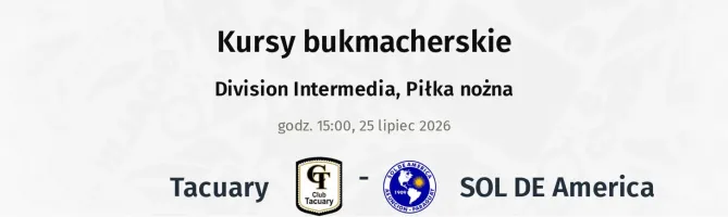 Tacuary - SOL DE America kursy bukmacherskie