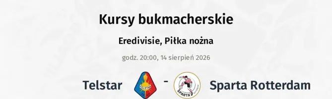 Telstar - Sparta Rotterdam kursy bukmacherskie