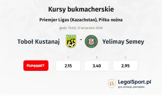 Toboł Kustanaj - Yelimay Semey kursy bukmacherskie