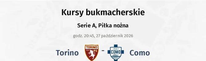 Torino - Como kursy bukmacherskie