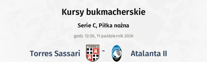 Torres - Atalanta II kursy bukmacherskie