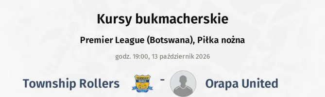Township Rollers - Orapa United kursy bukmacherskie