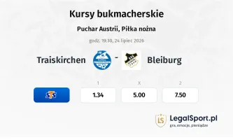 Traiskirchen - Bleiburg kursy bukmacherskie
