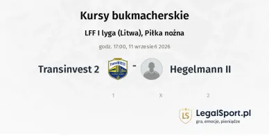Transinvest 2 - Hegelmann II kursy bukmacherskie