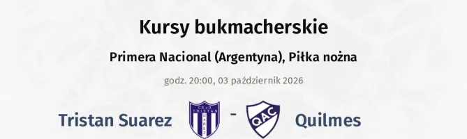 Tristan Suarez - Quilmes kursy bukmacherskie