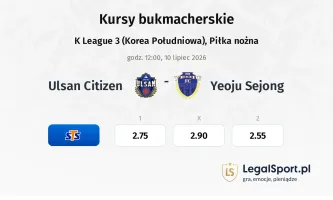 Ulsan Citizen - Yeoju Sejong kursy bukmacherskie