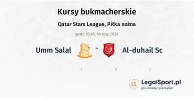 UMM Salal - Al-Duhail SC kursy bukmacherskie