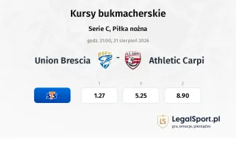 Union Brescia - Athletic Carpi kursy bukmacherskie