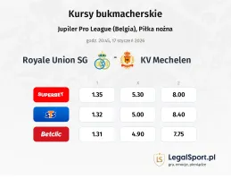 Union Saint-Gilloise - KV Mechelen kursy bukmacherskie