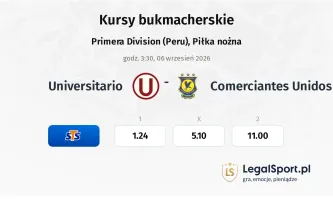 Universitario - Comerciantes Unidos kursy bukmacherskie