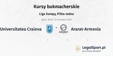 Universitatea Craiova - Ararat-Armenia kursy bukmacherskie
