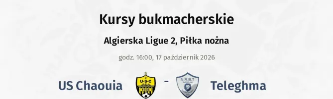 US Chaouia - Teleghma kursy bukmacherskie