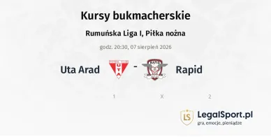 Uta Arad - Rapid kursy bukmacherskie