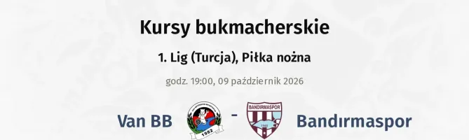 Van BB - Bandırmaspor kursy bukmacherskie