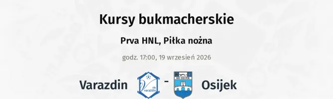 Varazdin - NK Osijek kursy bukmacherskie
