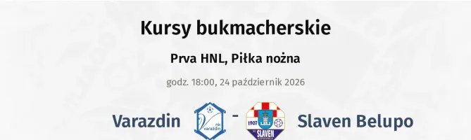 Varazdin - Slaven Belupo kursy bukmacherskie