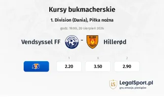 Vendsyssel FF - Hillerød kursy bukmacherskie
