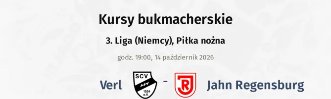 Verl - Jahn Regensburg kursy bukmacherskie