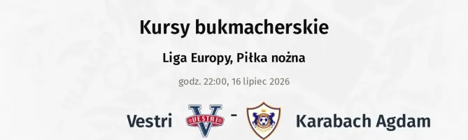 Vestri - Qarabag kursy bukmacherskie