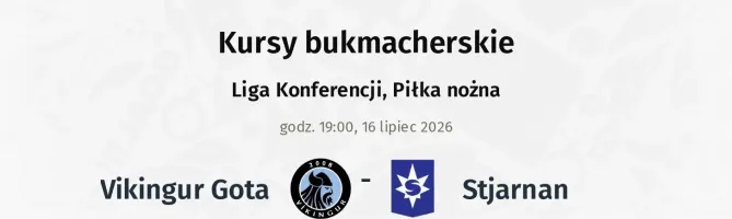 Vikingur Gota - Stjarnan kursy bukmacherskie