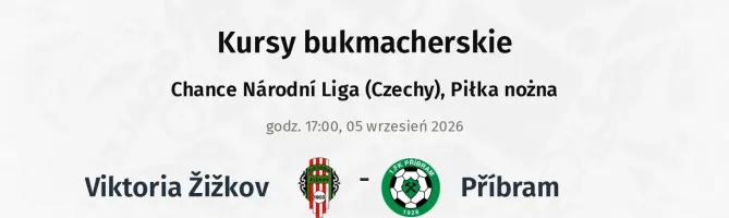 Viktoria Žižkov - Příbram kursy bukmacherskie