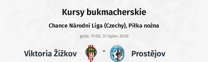 Viktoria Žižkov - Prostějov kursy bukmacherskie