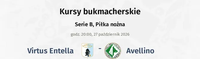 Virtus Entella - Avellino kursy bukmacherskie
