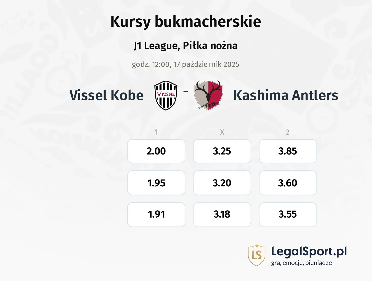 Vissel Kobe - Kashima kursy bukmacherskie